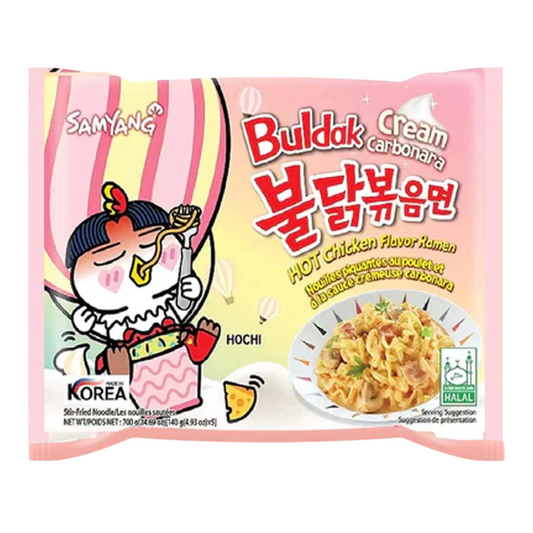 Samyang Hot Chicken Ramen Cream Carbonara (5x140g)