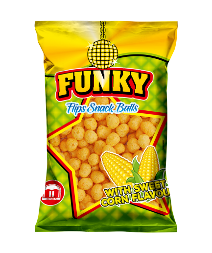 Funky Snack Balls Sweet Corn (16x80g)